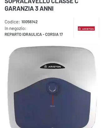 Scaldabagno Ariston 30 litri