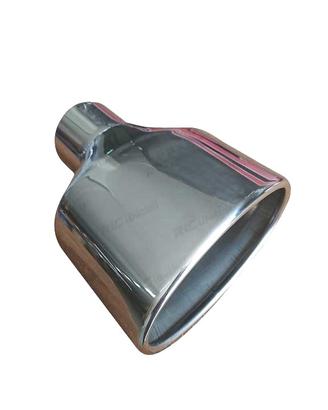 TERMINALE SCARICO OVALE IN ACCIAIO INOX TIPO RS4 C