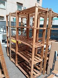 ESPOSITORE CON LISTONI IN LEGNO 53082