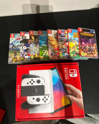 Nintendo Switch OLED + 8 giochi