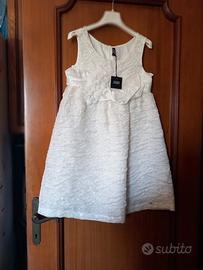 Abito bianco 11-12 anni