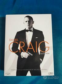 007 cofanetto Daniel Craig - 3 film blu ray 
