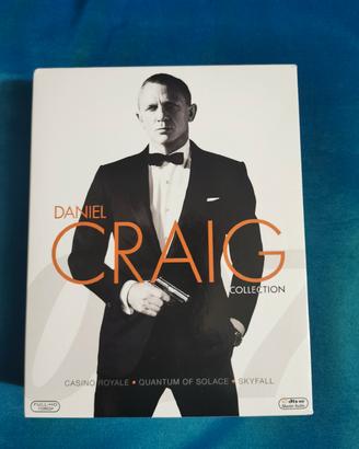 007 cofanetto Daniel Craig - 3 film blu ray 