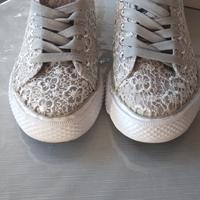 Scarpe basse con pizzo