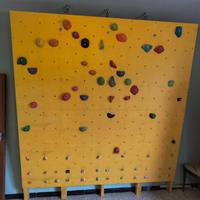 Parete da arrampicata indoor