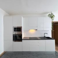 Cucina moderna completa di elettrodomestici