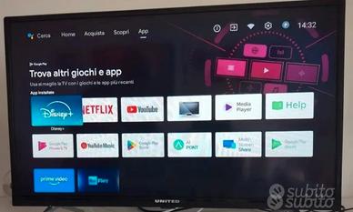 TV UNITED LED 32" -Smart TV -WIFI