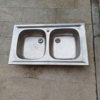 Lavello doppia vaschetta acciaio inox