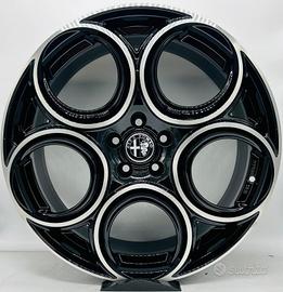 4 cerchi lega alfa romeo veloce r18 lt3877