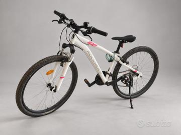 Mountain bike Rockrider 100 bianca