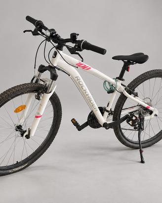 Mountain bike Rockrider 100 bianca