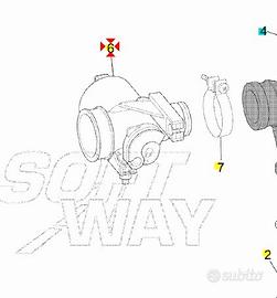 Corpo farfallato Aprilia Scarabeo Ditech 50 AP3ACA