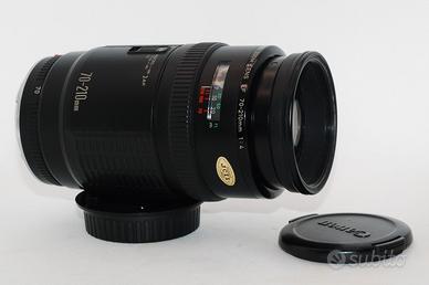 obiettivo Canon zoom EF AF 70-210mm F4 1:4 costant