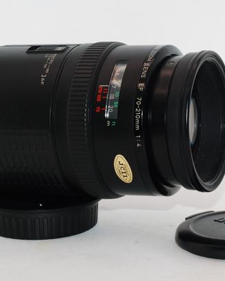 obiettivo Canon zoom EF AF 70-210mm F4 1:4 costant