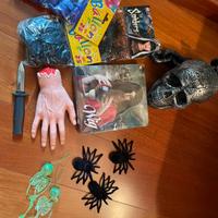 Materiale per festa horror, streghe, carnevale