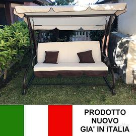 DONDOLO DA GIARDINO ALTALENA 3 POSTI BEIGE