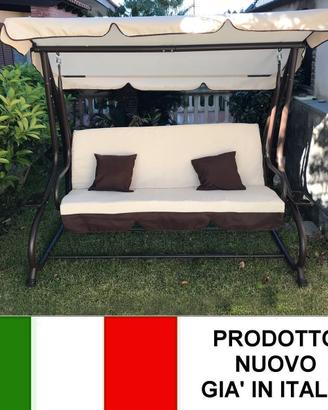 DONDOLO DA GIARDINO ALTALENA 3 POSTI BEIGE