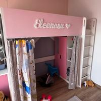 letto a soppalco bambina