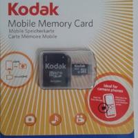 Scheda Kodak Micro SD adattatore Memory Card 4GB