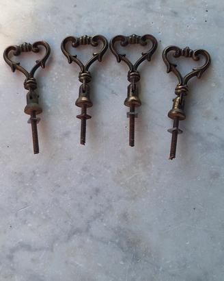 pomelli in ottone vintage 