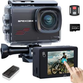 ActionCam Apexcam M80 Pro + Sd 64Gb Nuova
