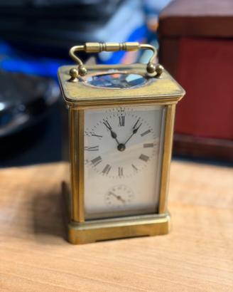 Orologio da carrozza XIX sec.-officier-pendulette