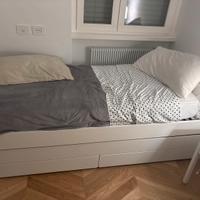 Letto IKEA SLÄKT con Letto Inferiore e Contenitori