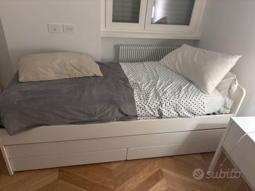 Letto IKEA SLÄKT con Letto Inferiore e Contenitori