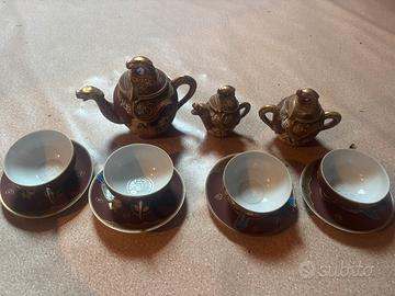 Servizio da tè orientale vintage