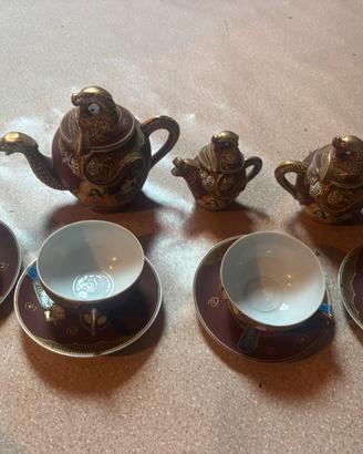 Servizio da tè orientale vintage