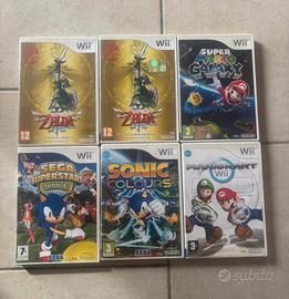 Nintendo Wii - giochi Sonic, Mario e Zelda da 10€