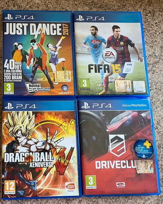 Lotto giochi PS4