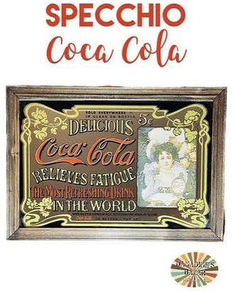 Quadro specchio  "COCA COLA"
