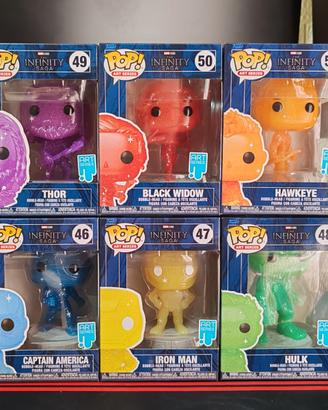 Funko Pop! Marvel Infinity - Art Series (Set da 6)