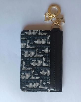 portacarte Dior con charm