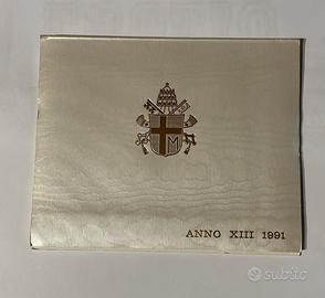 DIVISIONALE VATICANO  1991 FDC ARGENTO