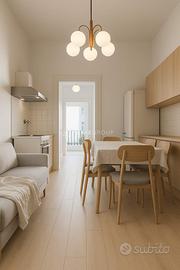 Bilocale con doppia esposizione parallela