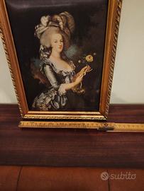 Quadretto Maria Antonietta con Rosa