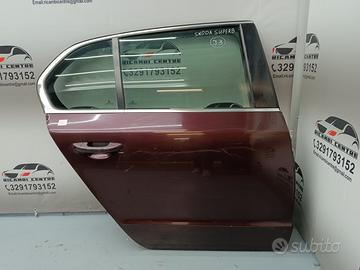 Porta portiera posteriore destra dx skoda superb i