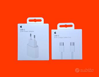 Alimentatore Apple Originale 20W x iPhone 15 16 17