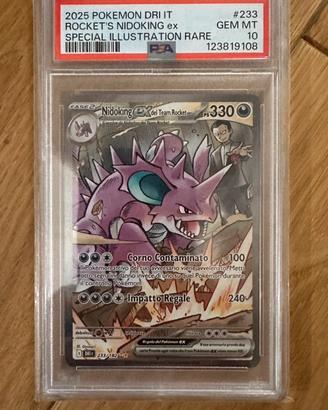 Nidoking ex del team rocket psa 10 ITA #233