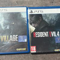 Resident evil 4 e Resident evil 8