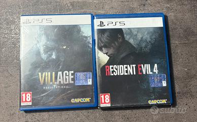 Resident evil 4 e Resident evil 8