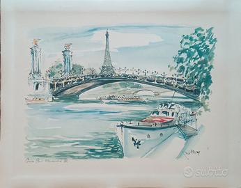 Parigi Vintage" - AcquerelliTheo Guillery