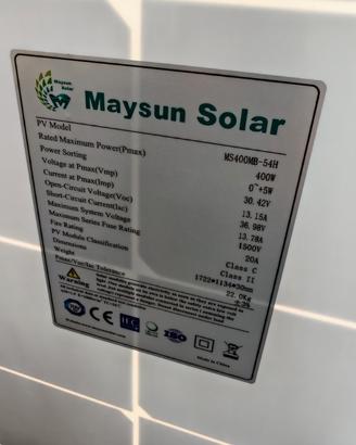 Pannello Fotovoltaico