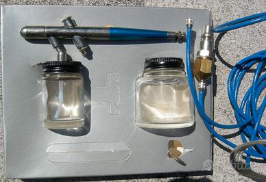 Aerografo Badger 200 air brush set made in USA