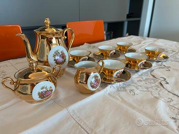 Seltmann Weiden decoro oro servizio caffé per 6