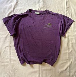 T-shirt Chemise Lacoste Vintage Viola - Taglia [L]