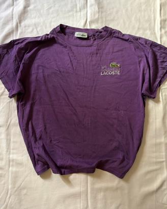 T-shirt Chemise Lacoste Vintage Viola - Taglia [L]
