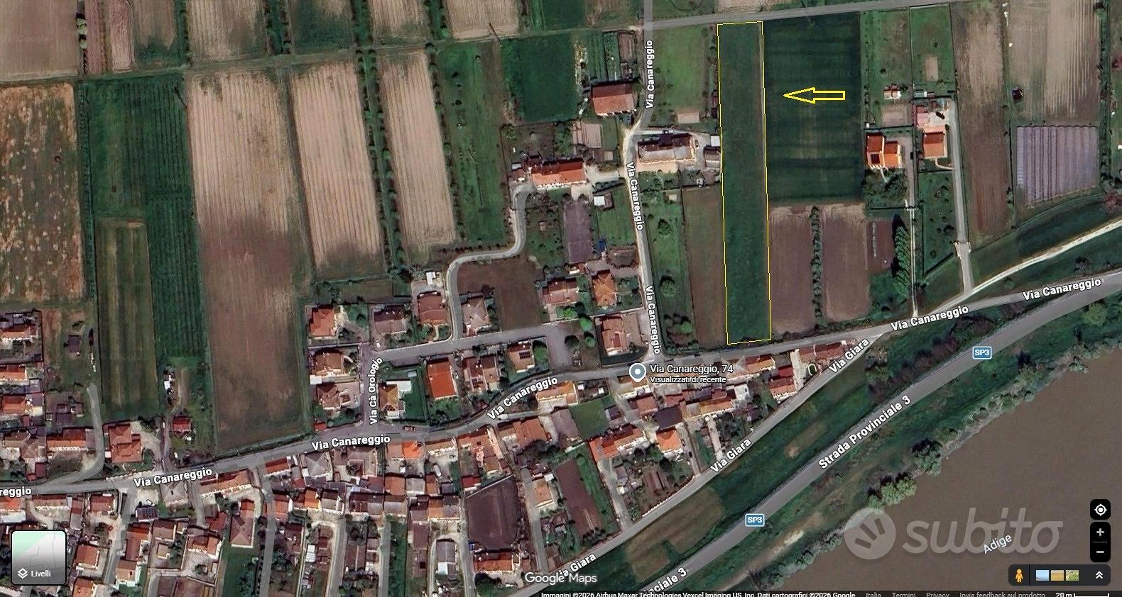 Terreno Agricolo Anguillara Veneta (PD) - Vista 2